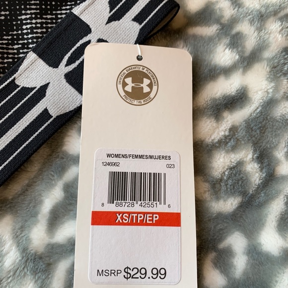 Under Armour UA HeatGear Mid Impact Sports Bra XS - Picture 9 of 12